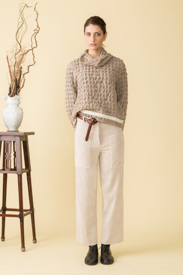 pantalone in velluto a coste da una linea vintage