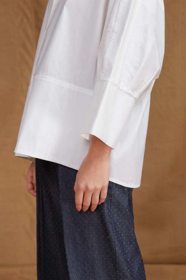 camicia dalla linea ampia con manica a kimono