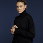 maglia in lana merino a collo alto giottalab