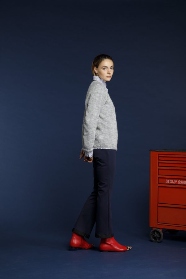 pantalone elasticizzato svasato sul fondo giottalab