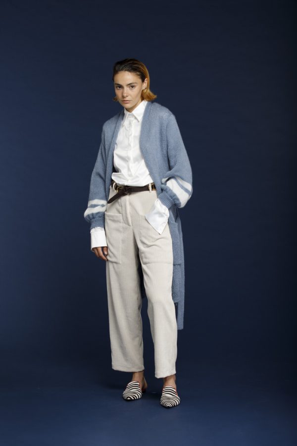 pantalone in velluto a coste con tasche giottalab