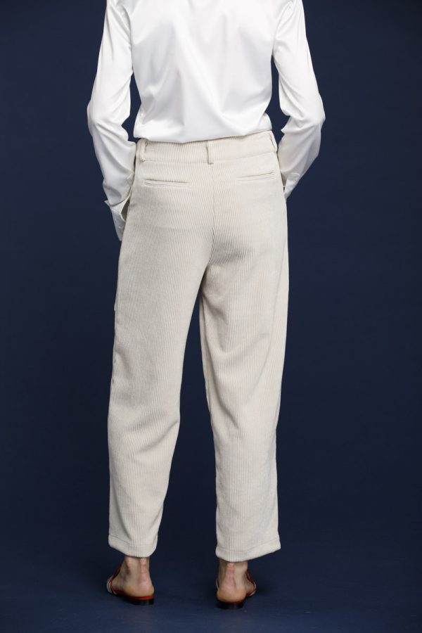 pantalone in velluto a coste con tasche giottalab