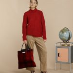 maglia a collo alto punto rovescio con costine giottalab