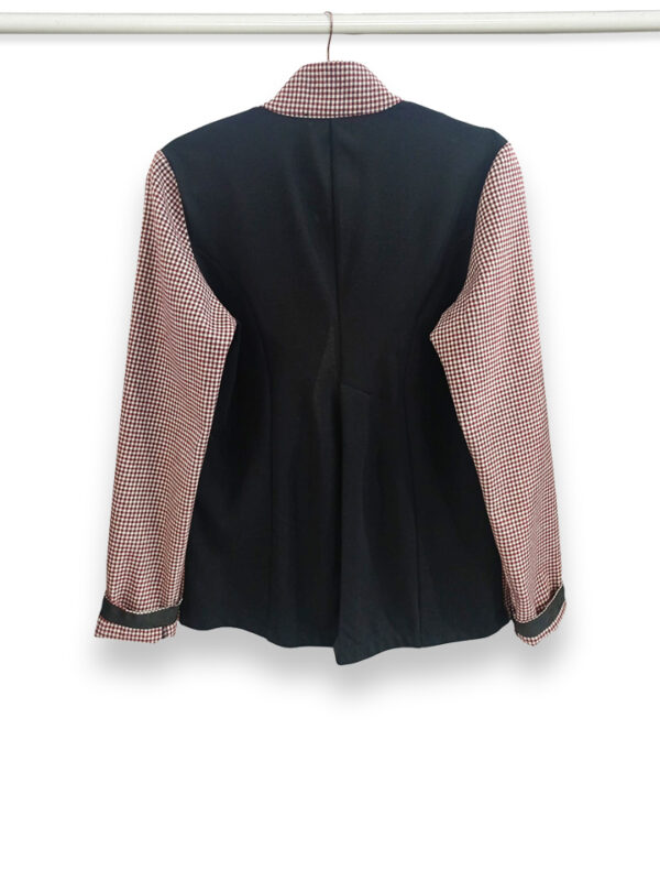 Giacca Medium microcheck dietro