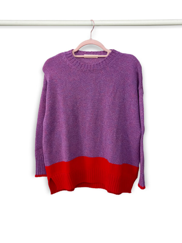 Maglia in lana Cortina bicolor